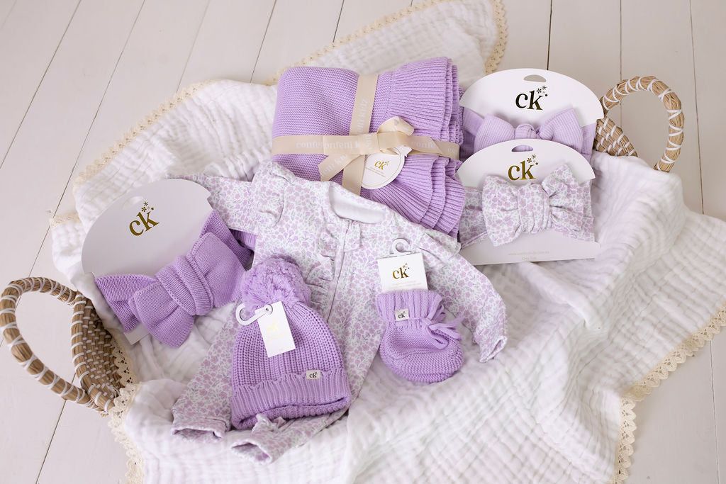 Baby Knit Beanie | Lilac