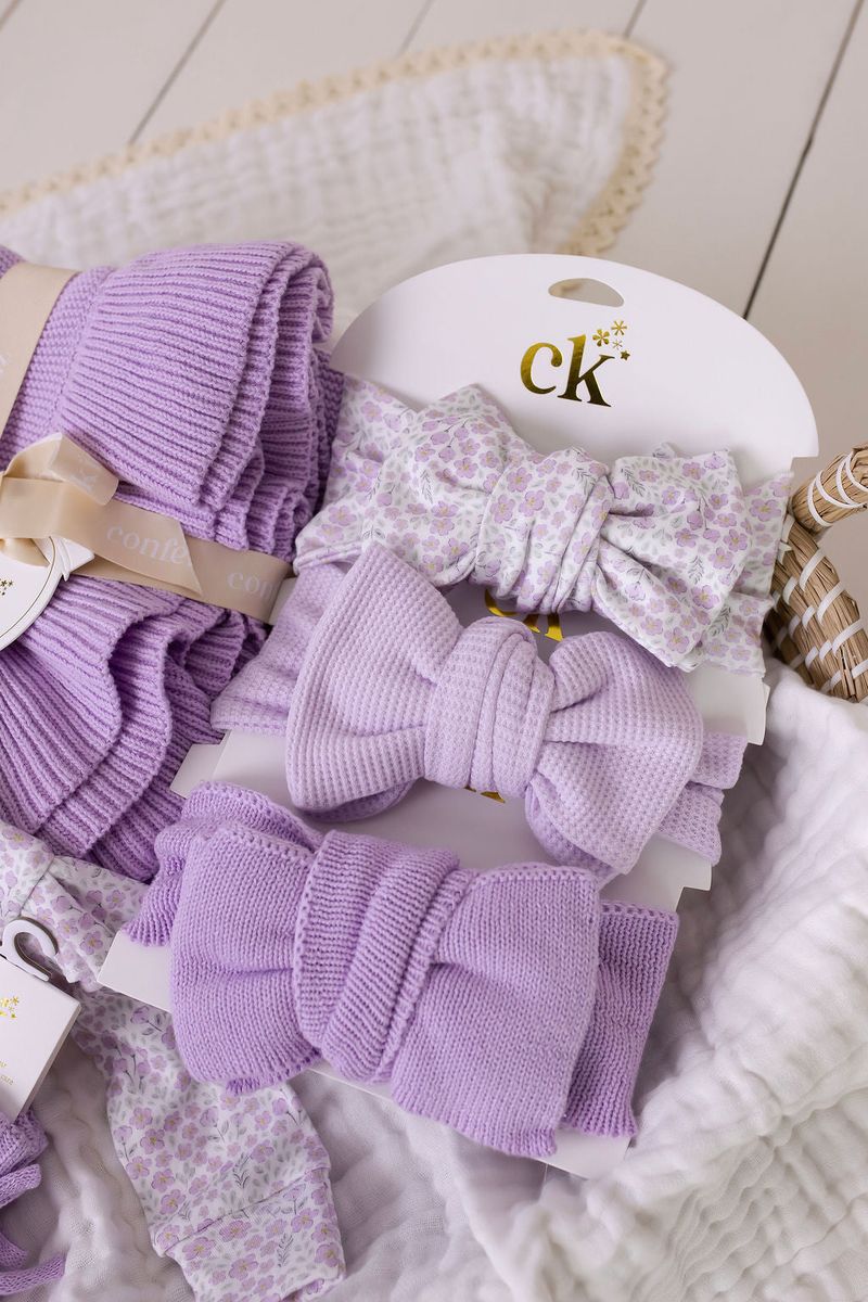 Oversized Knit Top Knot | Garden Florals