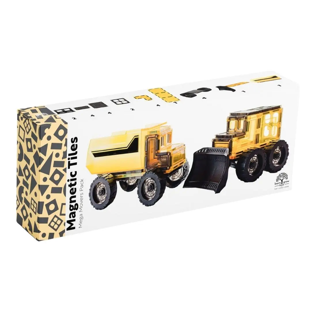 Learn and Grow Toys - Magnetic Tiles Mega Mover Pack