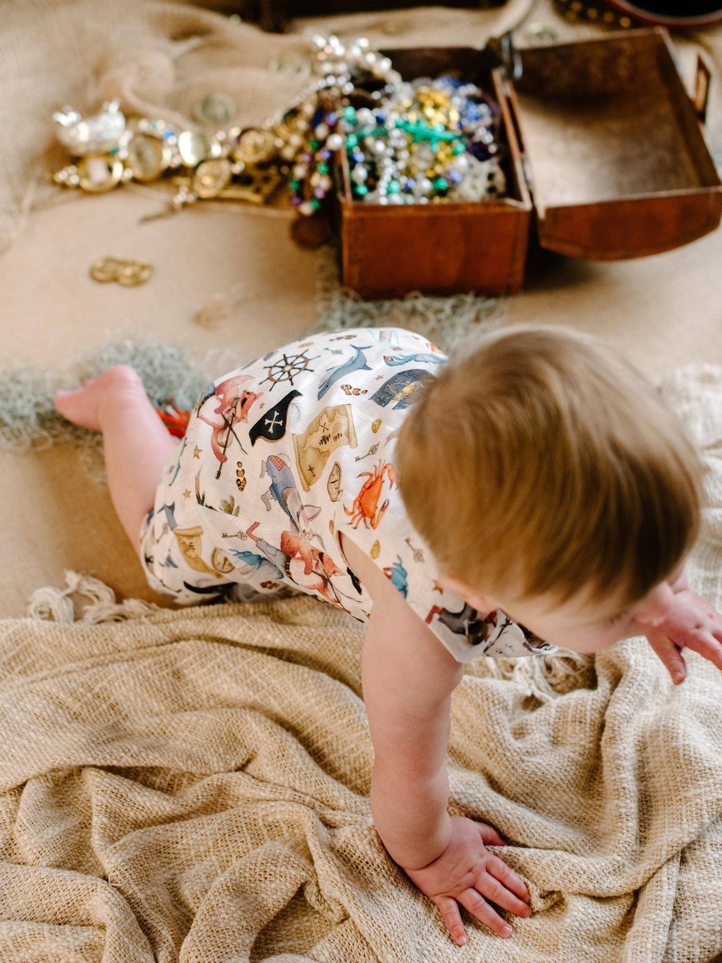 Fleur Harris - 'Ships Ahoy!' Explore Playsuit