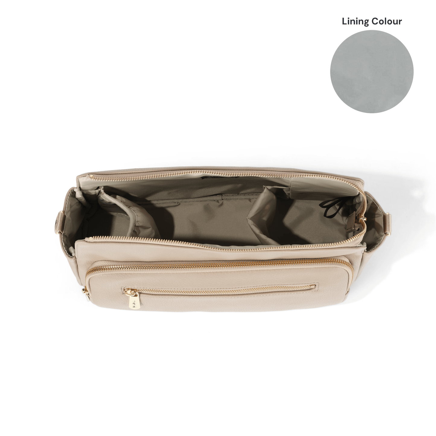 OiOi - Multitasker Pram Caddy - Black Vegan Leather