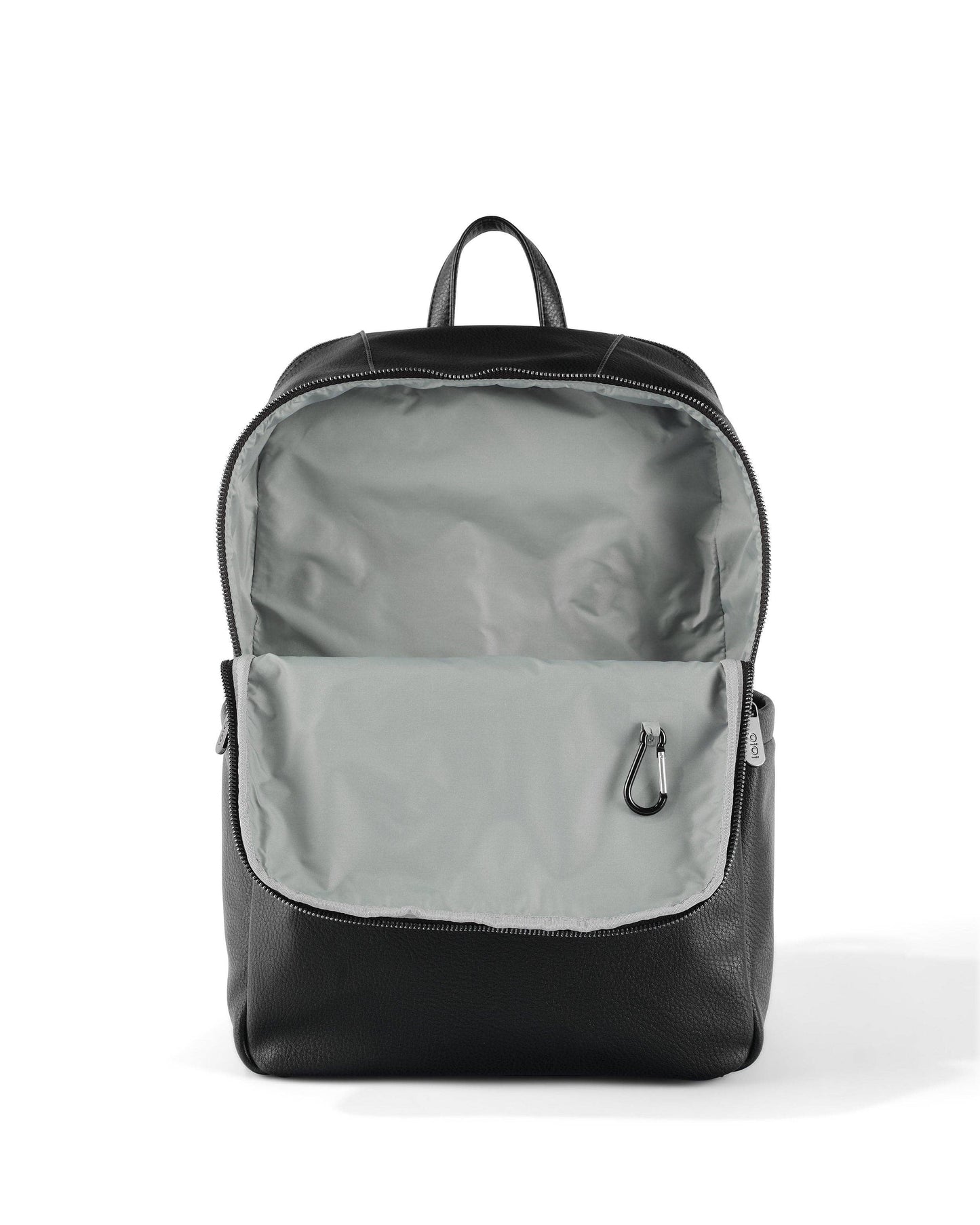 OiOi - Multitasker Nappy Backpack - Black Vegan Leather