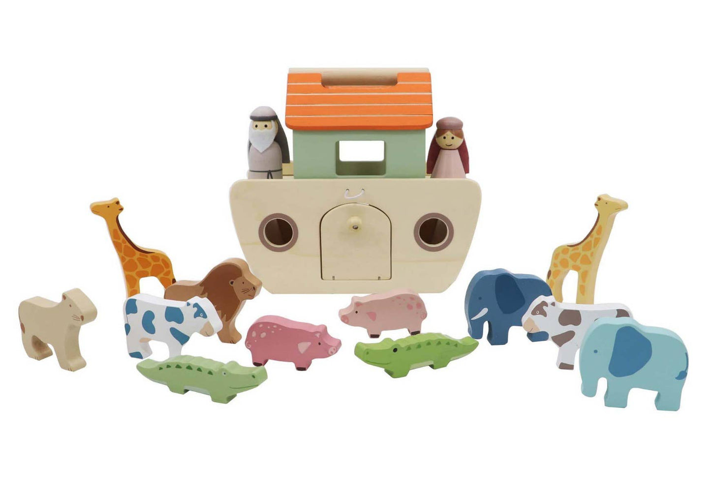 Toyslink - Wooden Noah's Ark Playset
