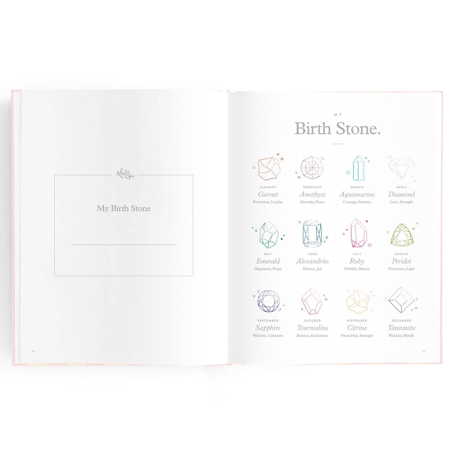 Fox & Fallow - Baby Book Petal Stripe