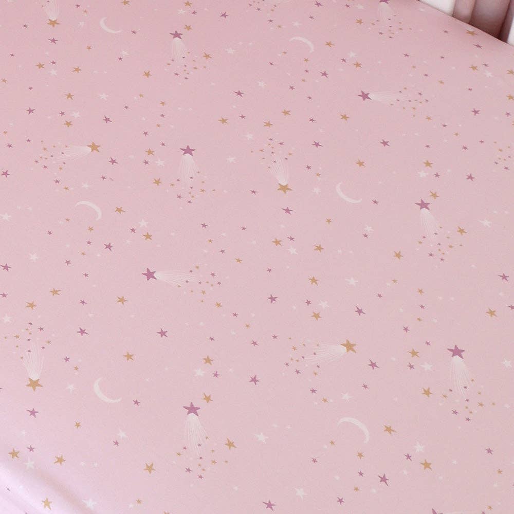Snuggle Hunny - Twinkle Organic Fitted Cot Sheet
