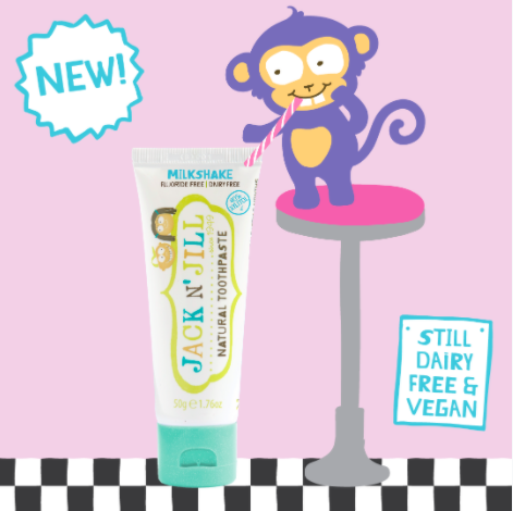 Jack N' Jill Kids - Jack N' Jill Natural Certified Toothpaste Milkshake 50g