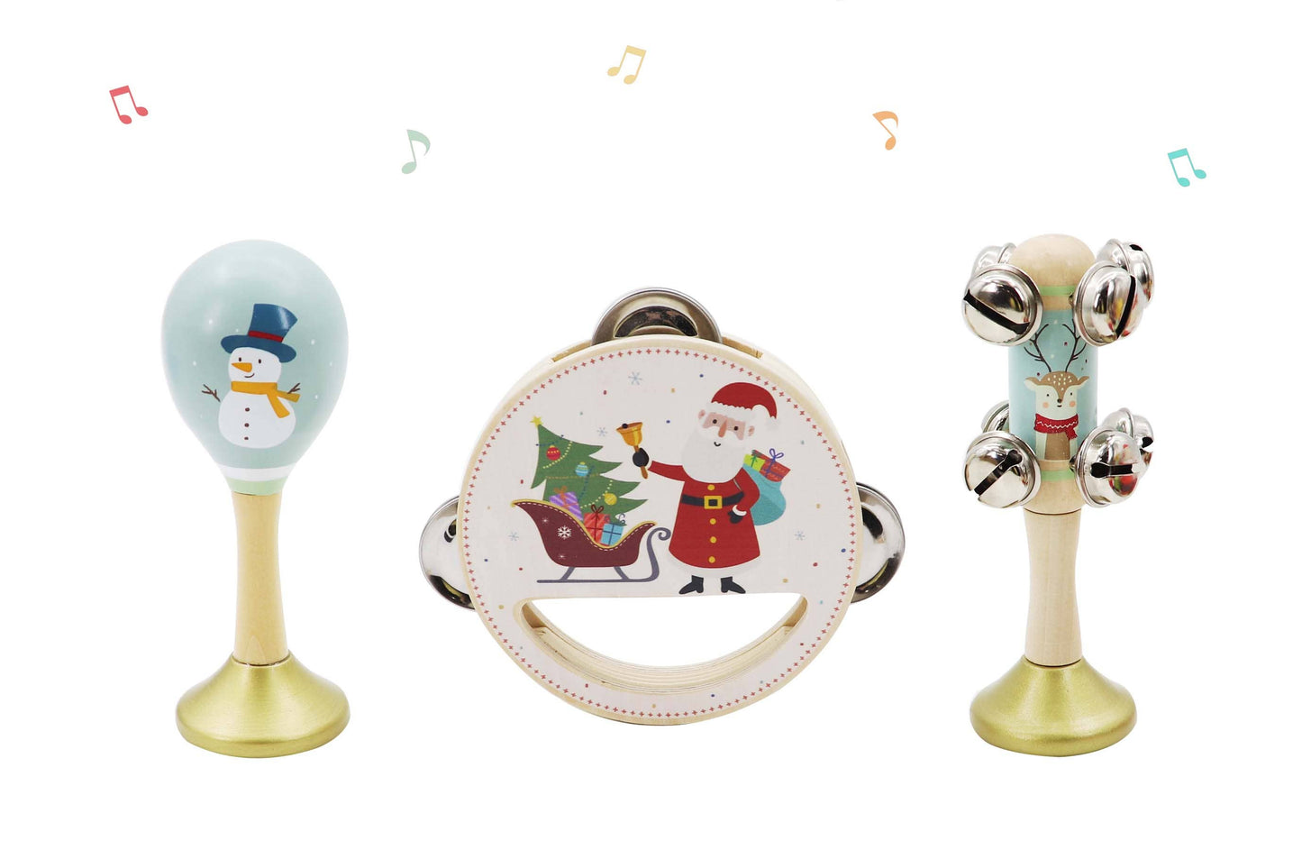 ToysLink - Wooden Christmas Musical Set