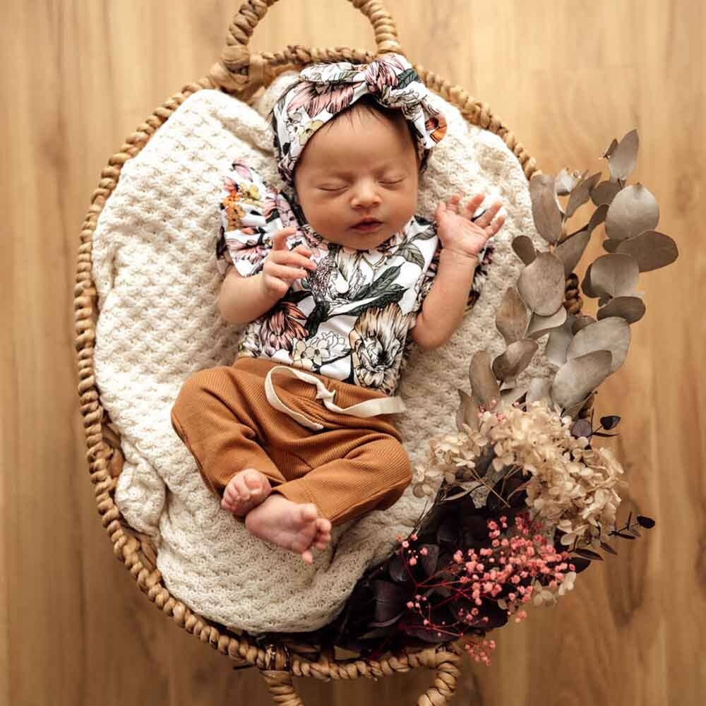 Snuggle Hunny - Australiana Short Sleeve Organic Bodysuit