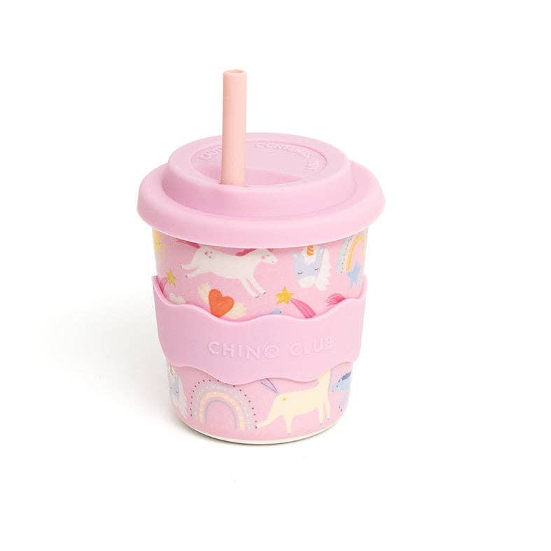 Chino Club - Pink Unicorn Kids Keep Cup 8oz