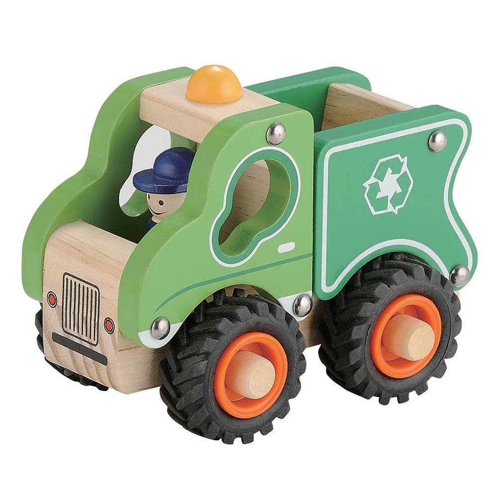 ToysLink - Wooden Rubbish Truck Toy for Kids