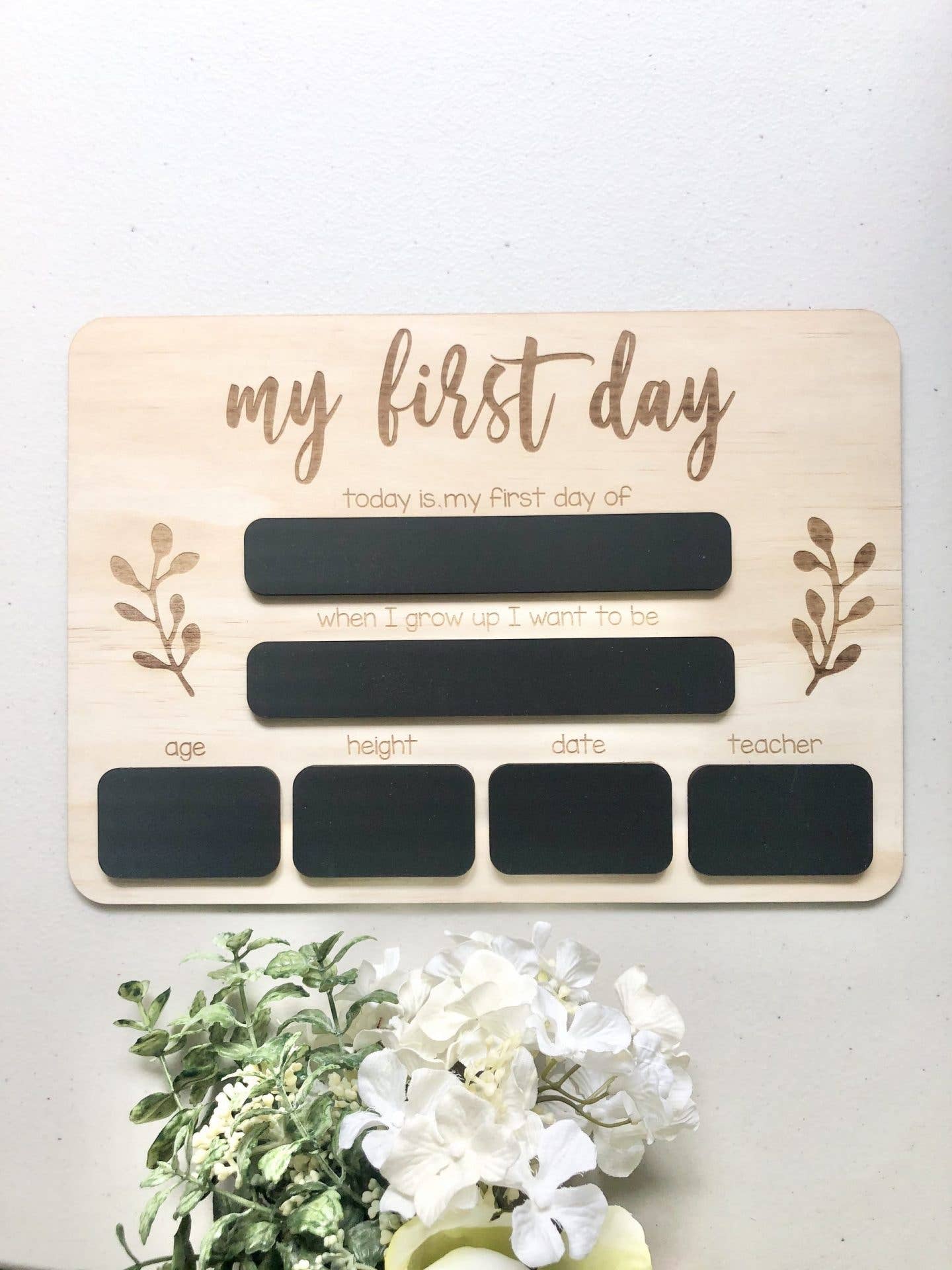 Timber Tinkers - First Day of School Board: Whiteboard