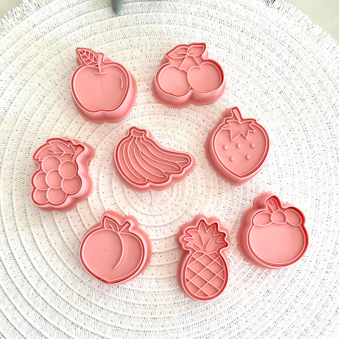 Wild Dough Playdough - Fruit - Cutters and Stamps Set (w/s)