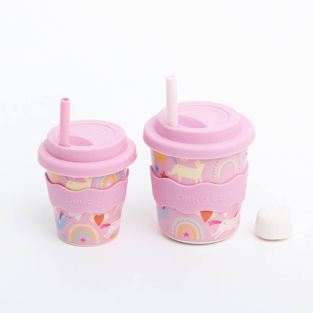 Chino Club - Pink Unicorn Kids Keep Cup 8oz