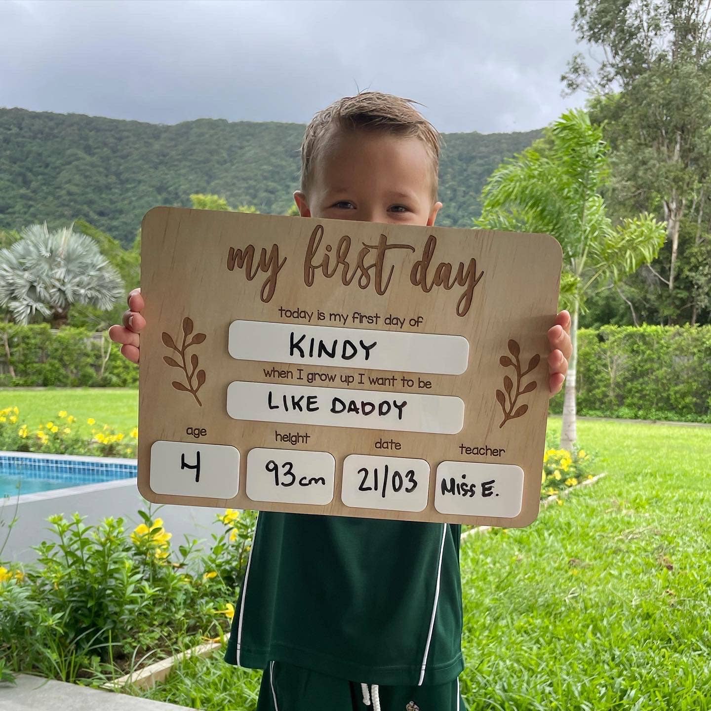 Timber Tinkers - First Day of School Board: Whiteboard