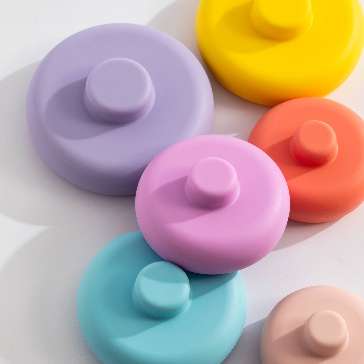 Living Textiles - Silicone Stacking Tower Ring - Sorbet
