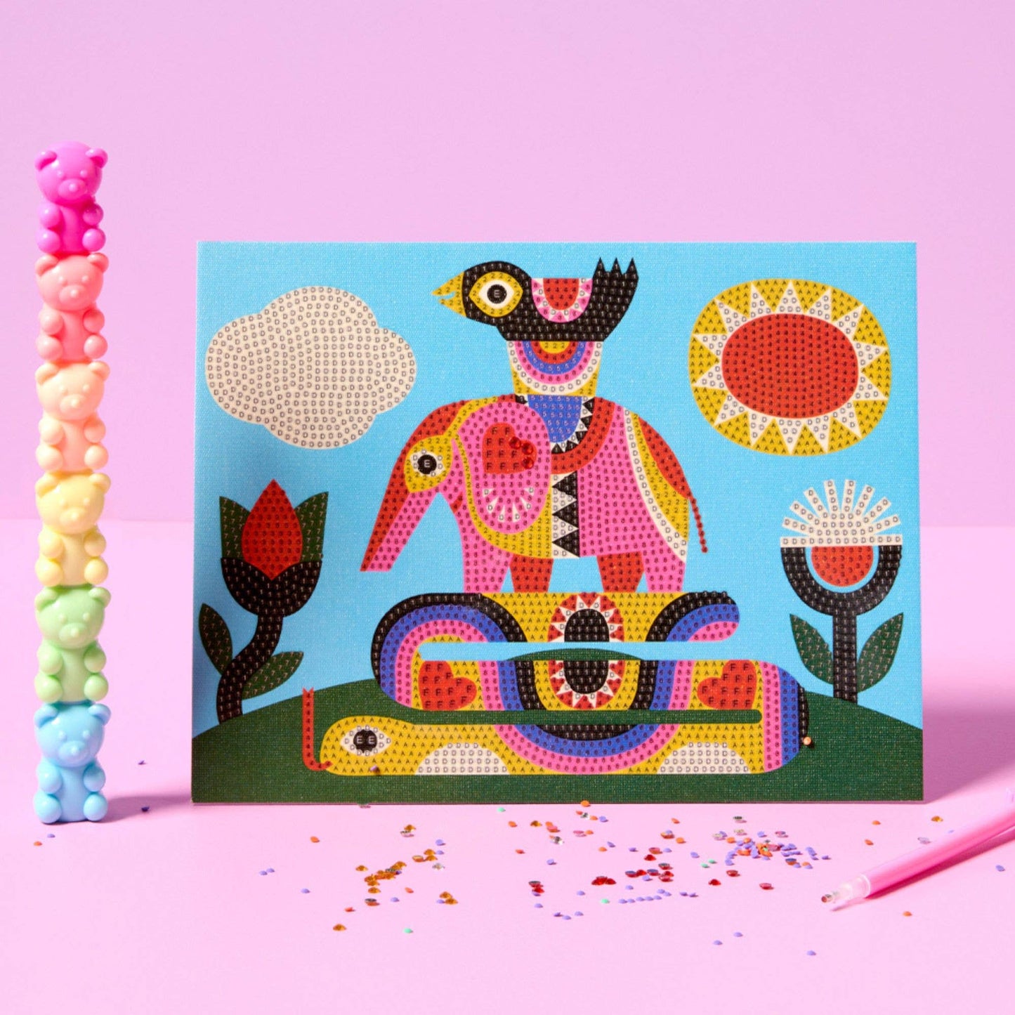Journey Of Something AU & EU - Kids Sparkle Art Kit - Pyramid