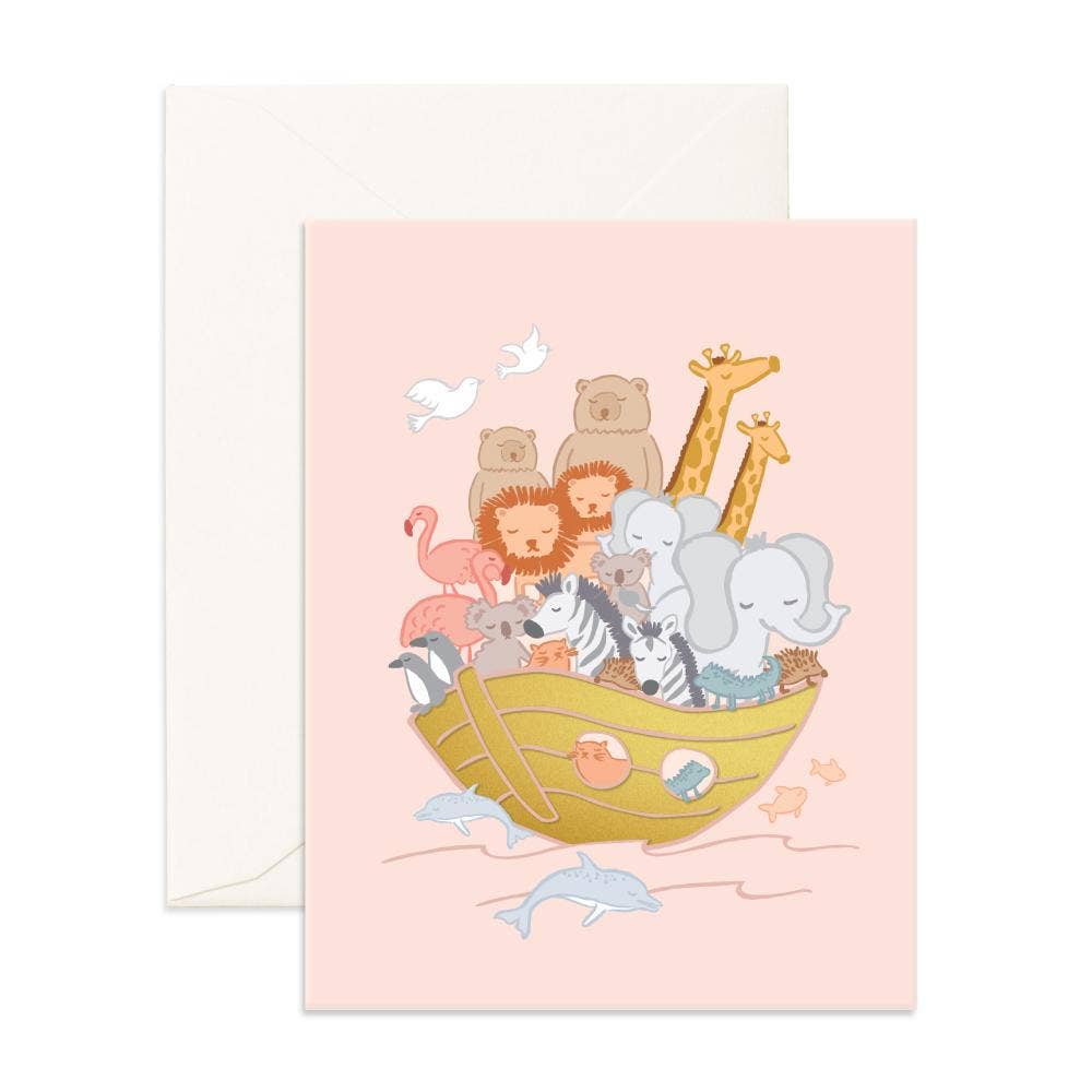 Fox & Fallow - Noah's Ark Greeting Card