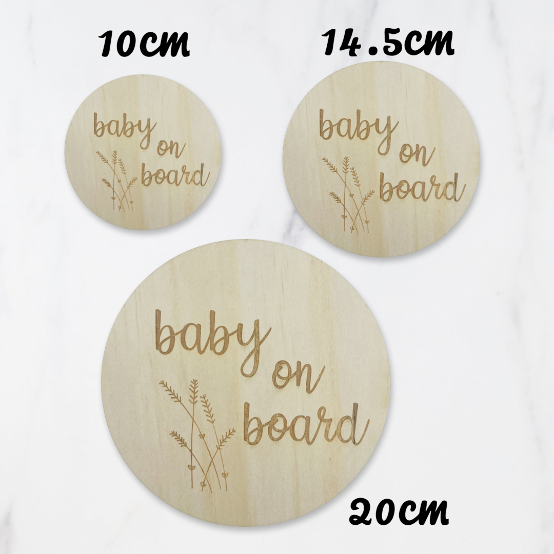 Timber Tinkers - We're Pregnant Botanical