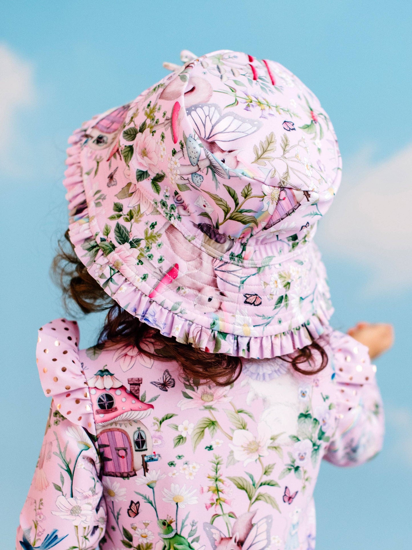 Fleur Harris - 'Fairyland' Swim Hat - Pink Lavender