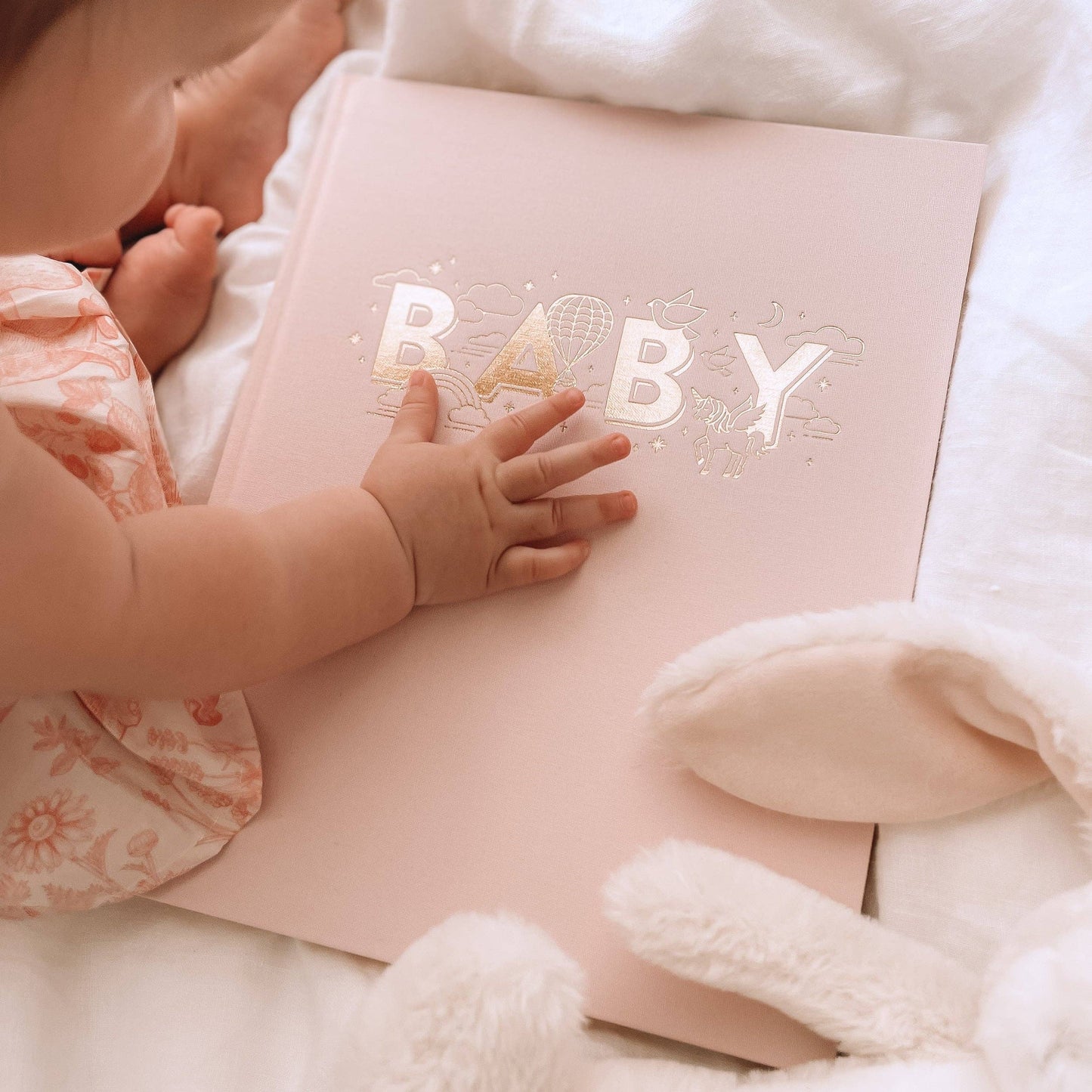 Fox & Fallow - Baby Book Rose Boxed