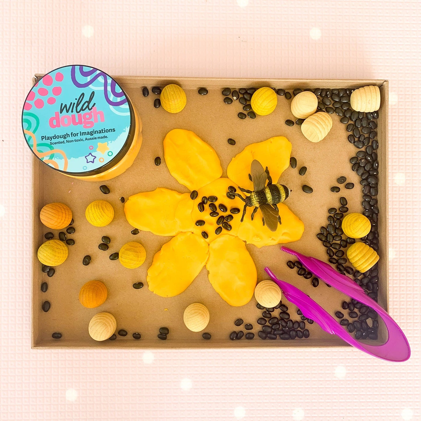 Wild Dough Playdough - Buttercup Gold Playdough (w/s)