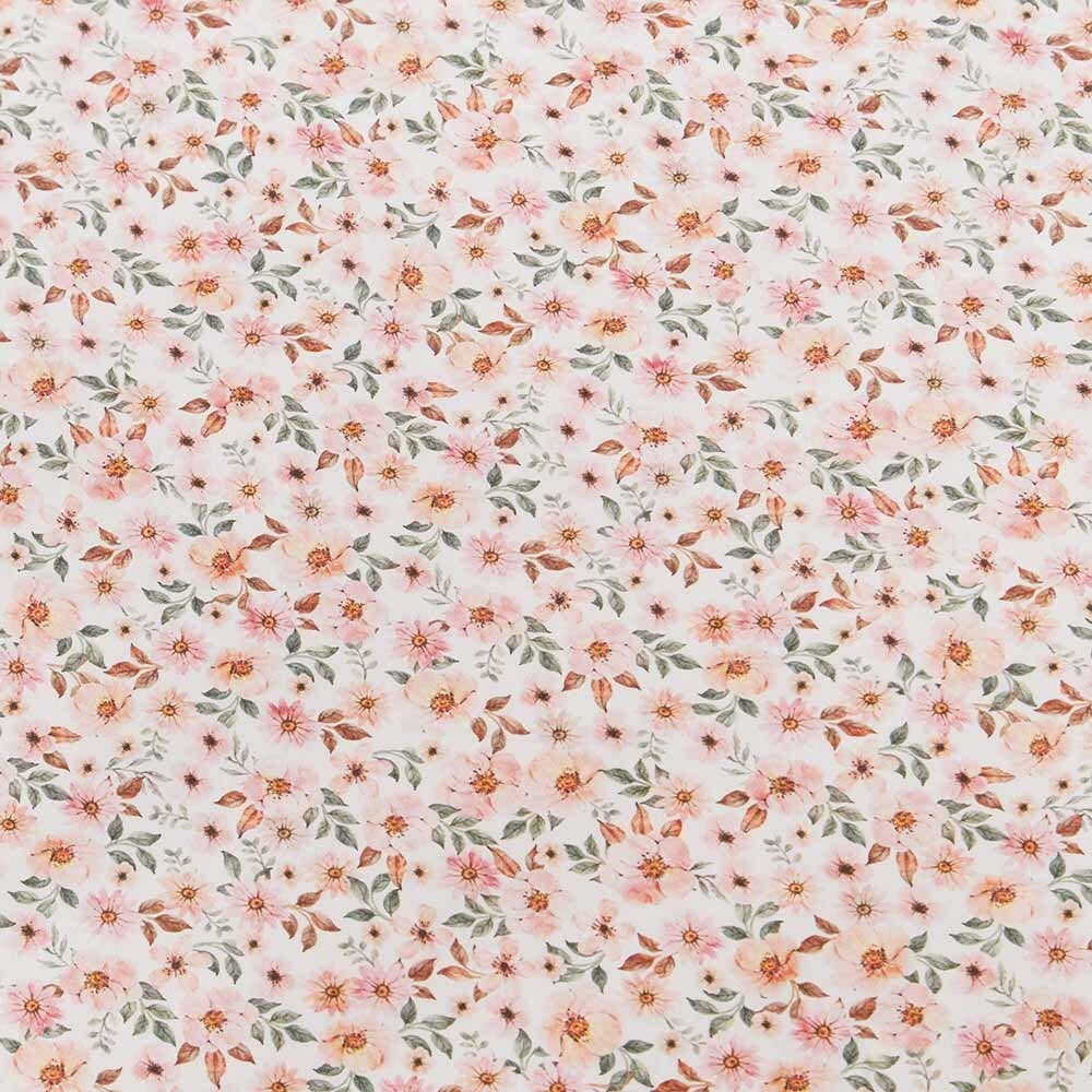 Spring Floral Fitted Cot Sheet