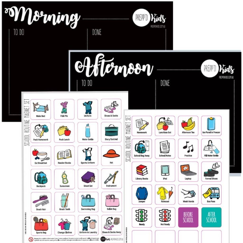 Before & After School Routine Chart (A4)