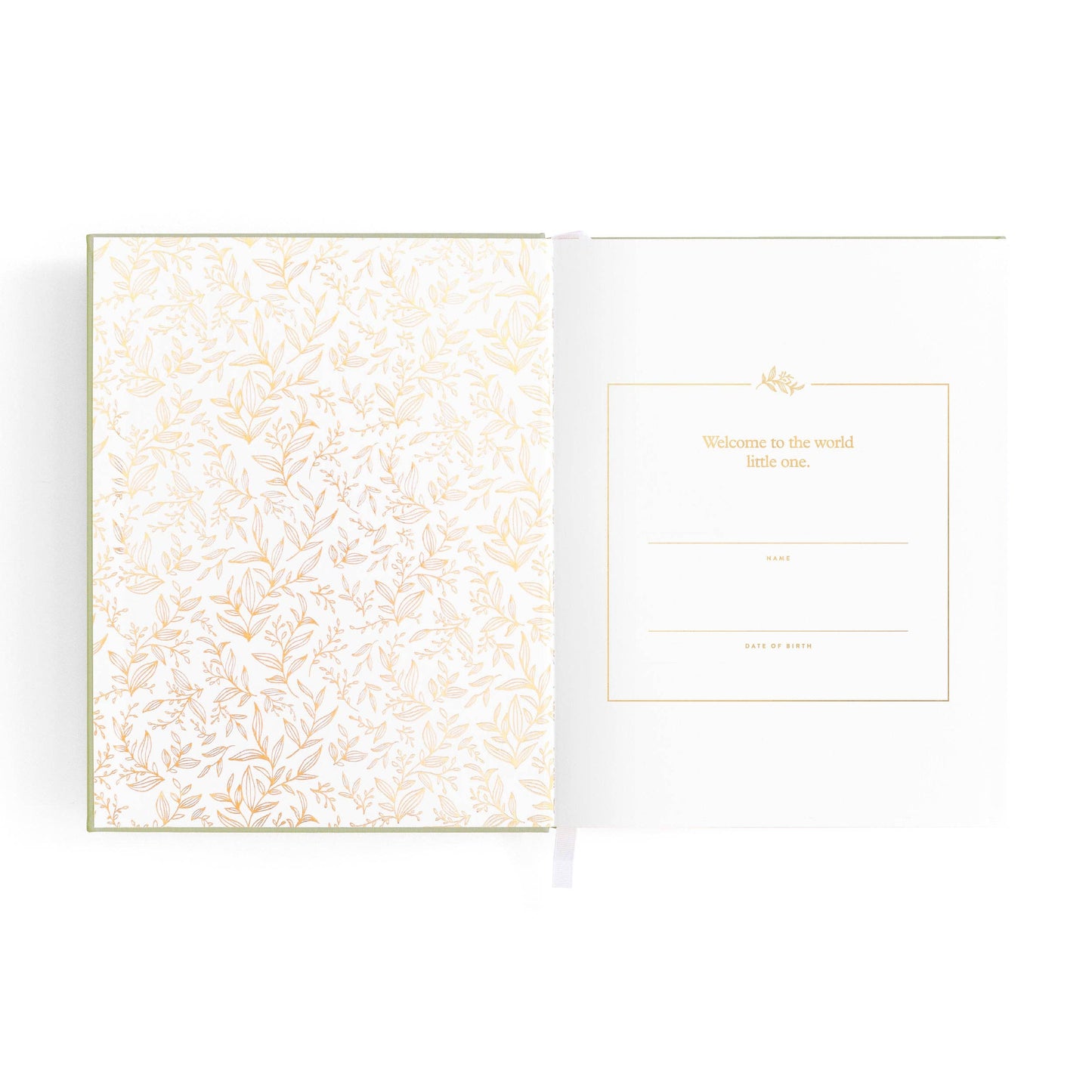 Fox & Fallow - Mini Baby Book Sage