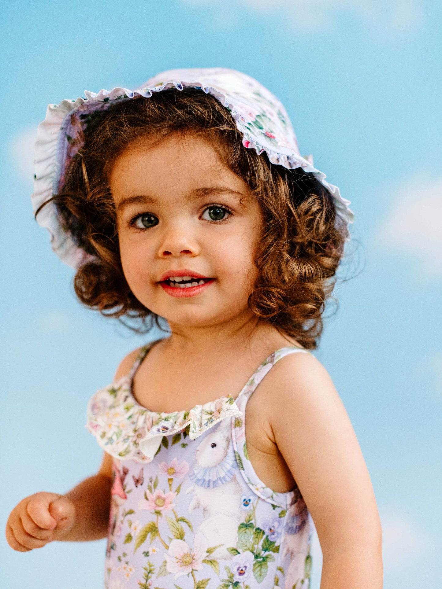 Fleur Harris - 'Fairyland' Swim Hat - Cornflower
