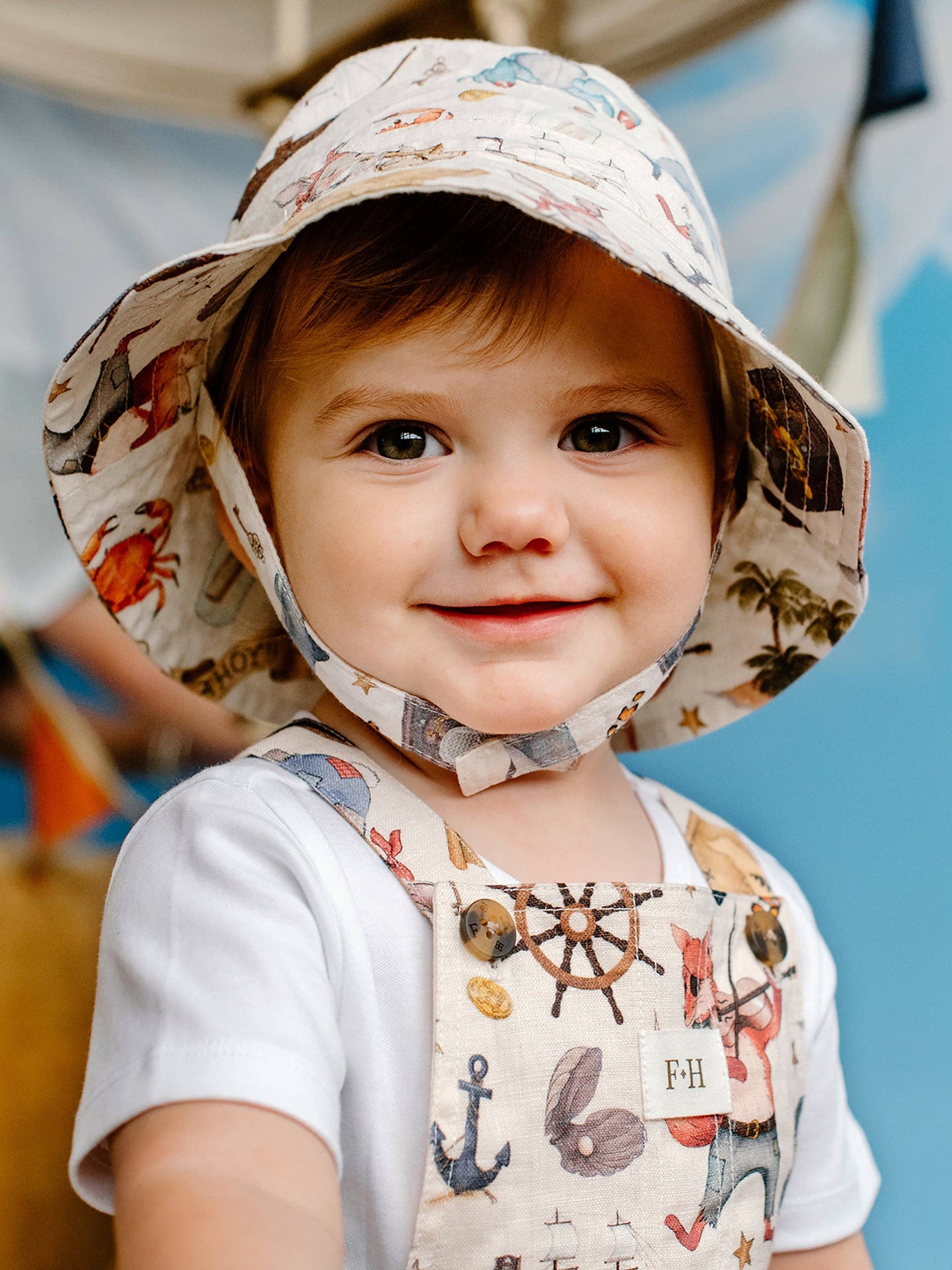 Fleur Harris - 'Ships Ahoy!' Sunshine Bucket Hat