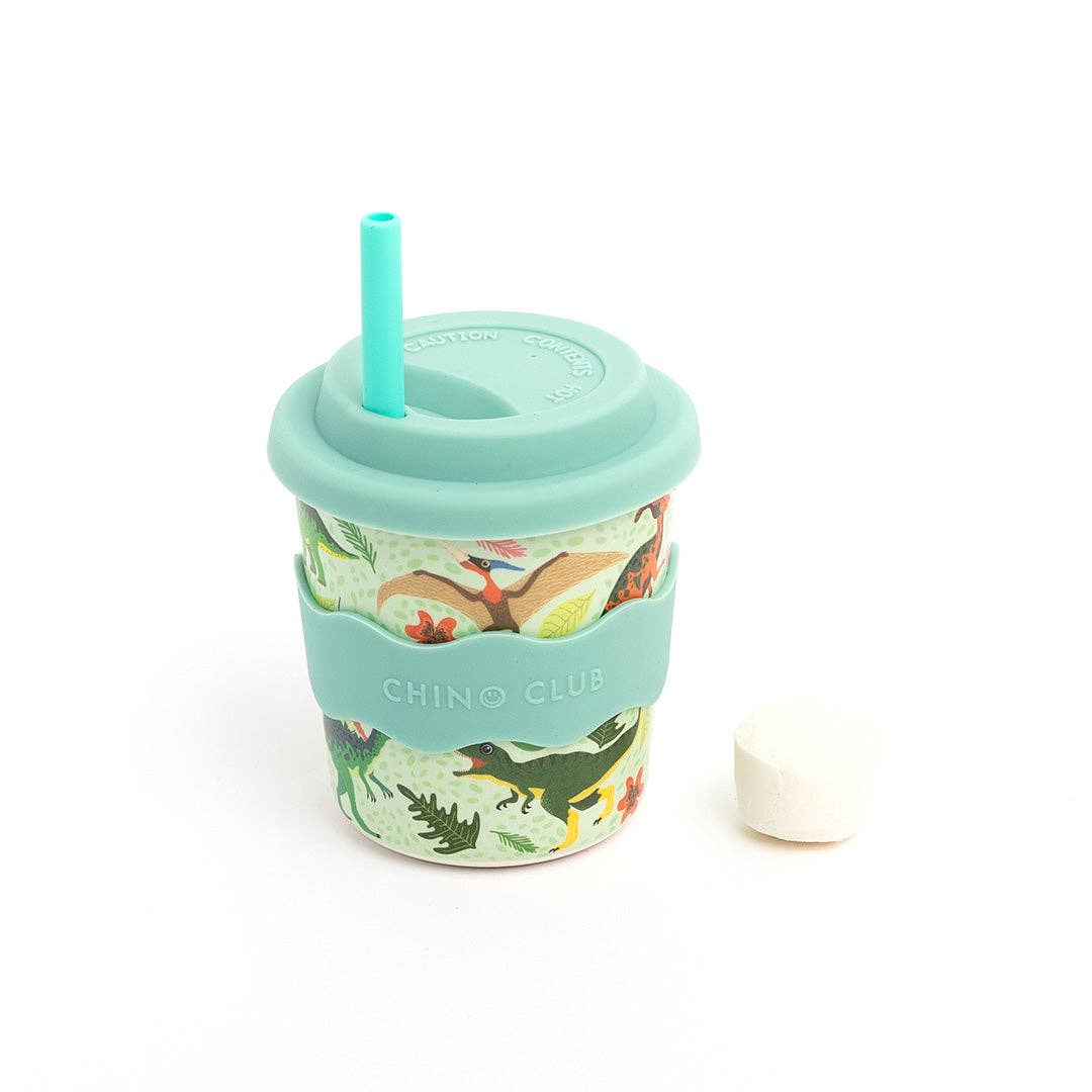 Chino Club - Green Dino Kids Keep Cup 8 oz
