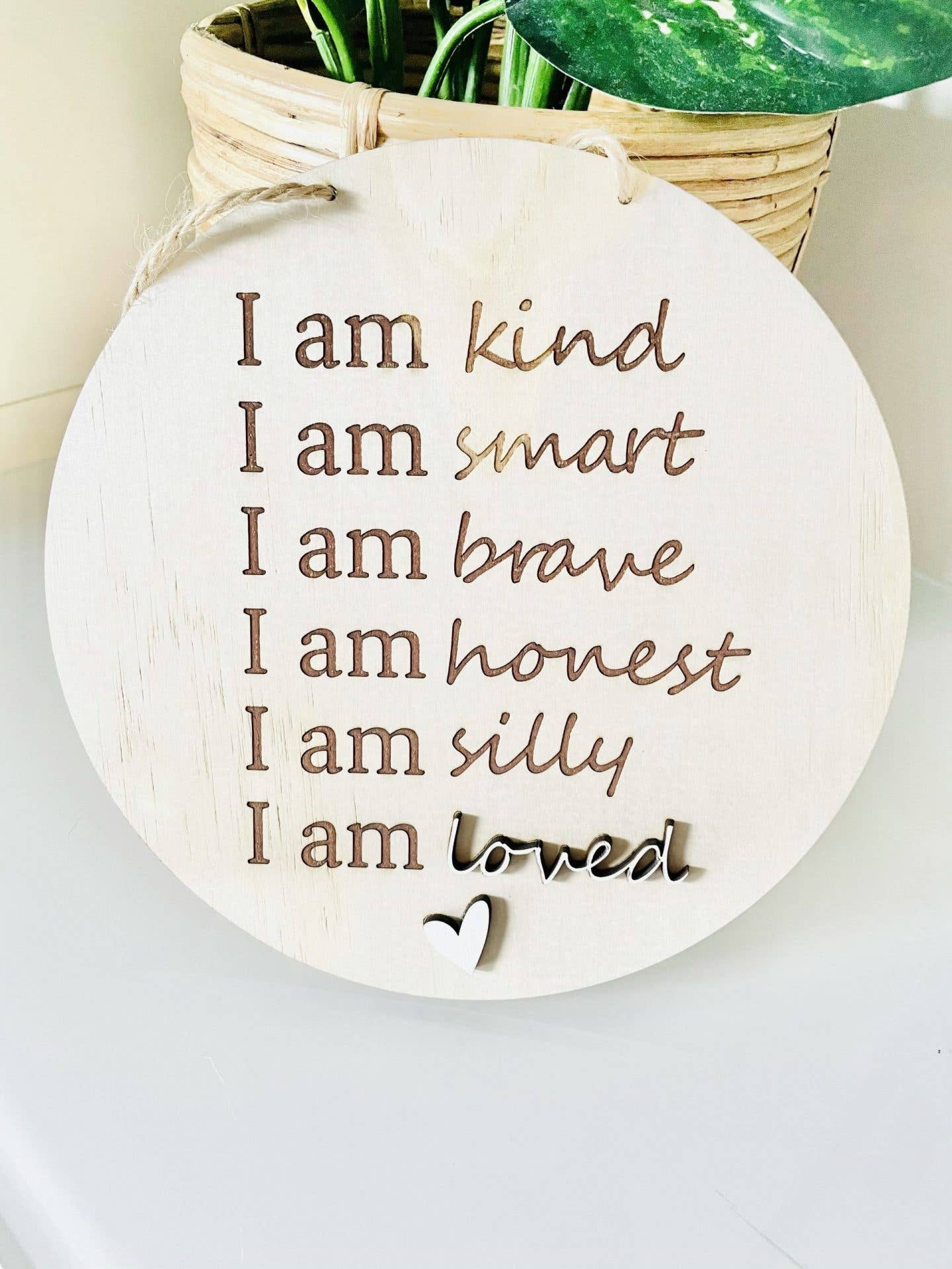 Timber Tinkers - Affirmation Sign