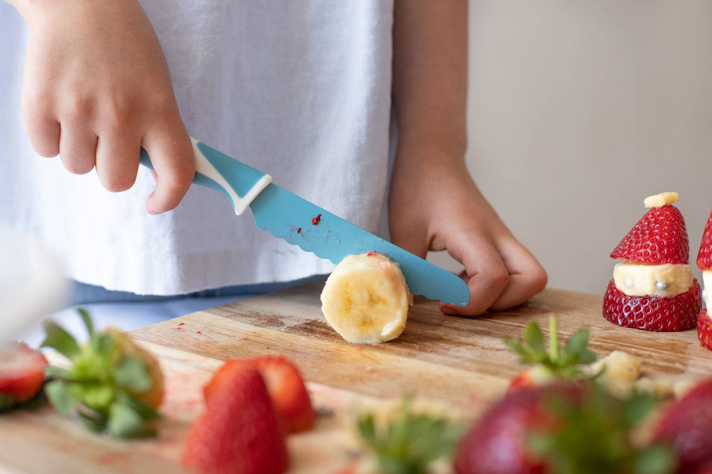 KiddiKutter child safe knife - KiddiKutter Child Safe Knife Sky Blue