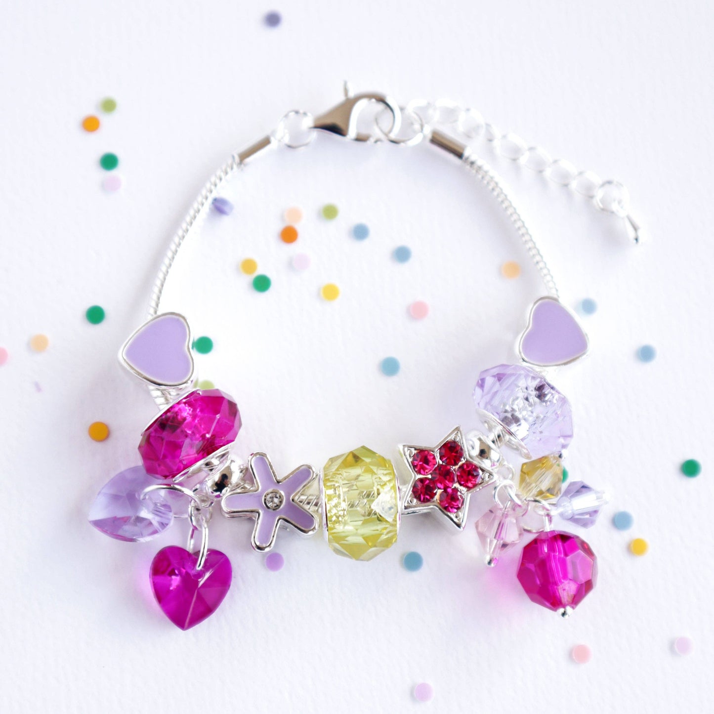 Love & Sparkles Charm Bracelet