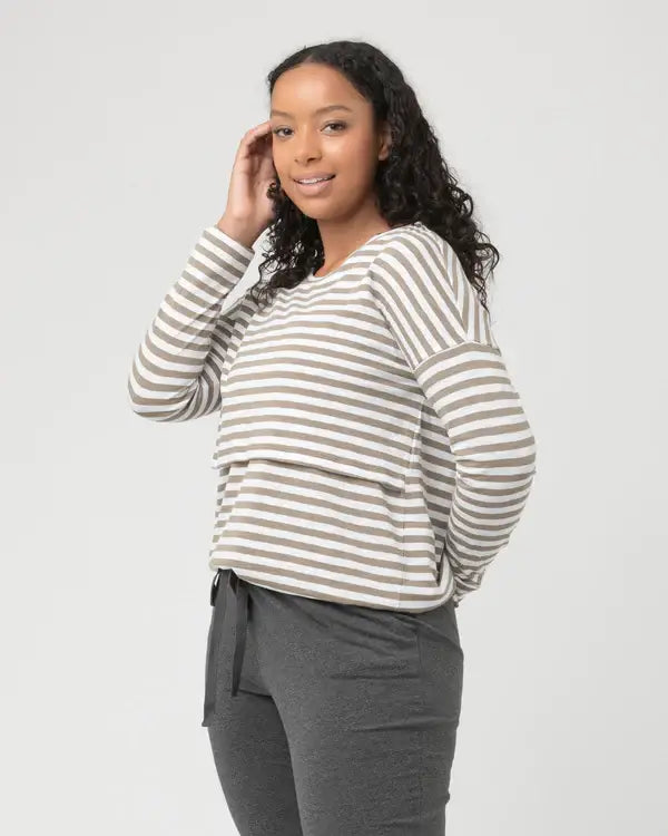Ripe Maternity - Lionel Long Sleeve Nursing Tee