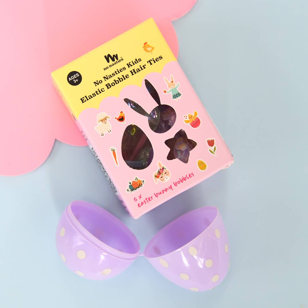 no nasties kids - Easter Bunny Bobbles Elastics Set