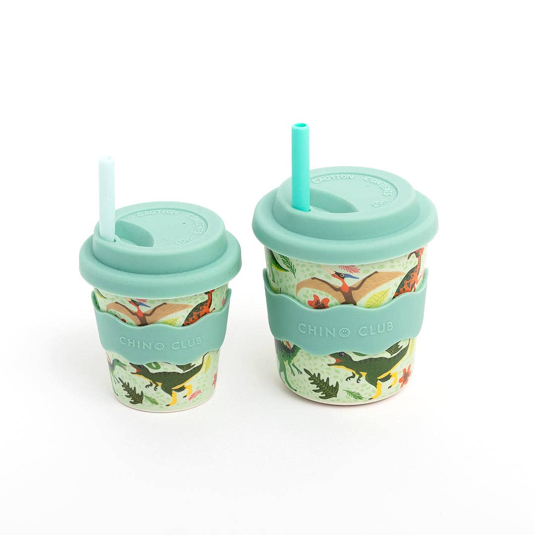 Chino Club - Green Dino Kids Keep Cup 8 oz