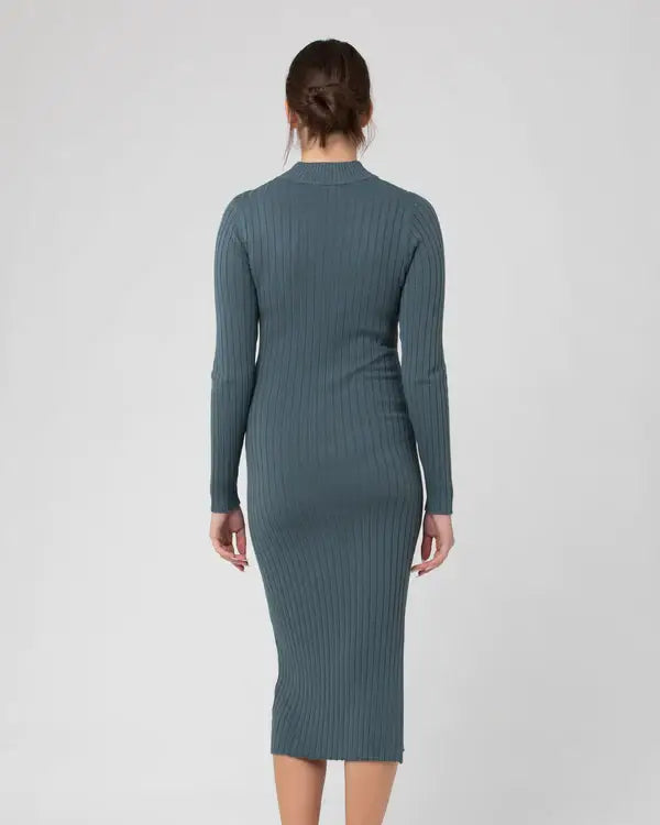 Ripe Maternity - Nella Rib Nursing Knit Dress