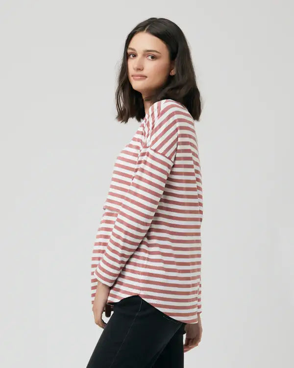 Ripe Maternity - Lionel Long Sleeve Nursing Tee