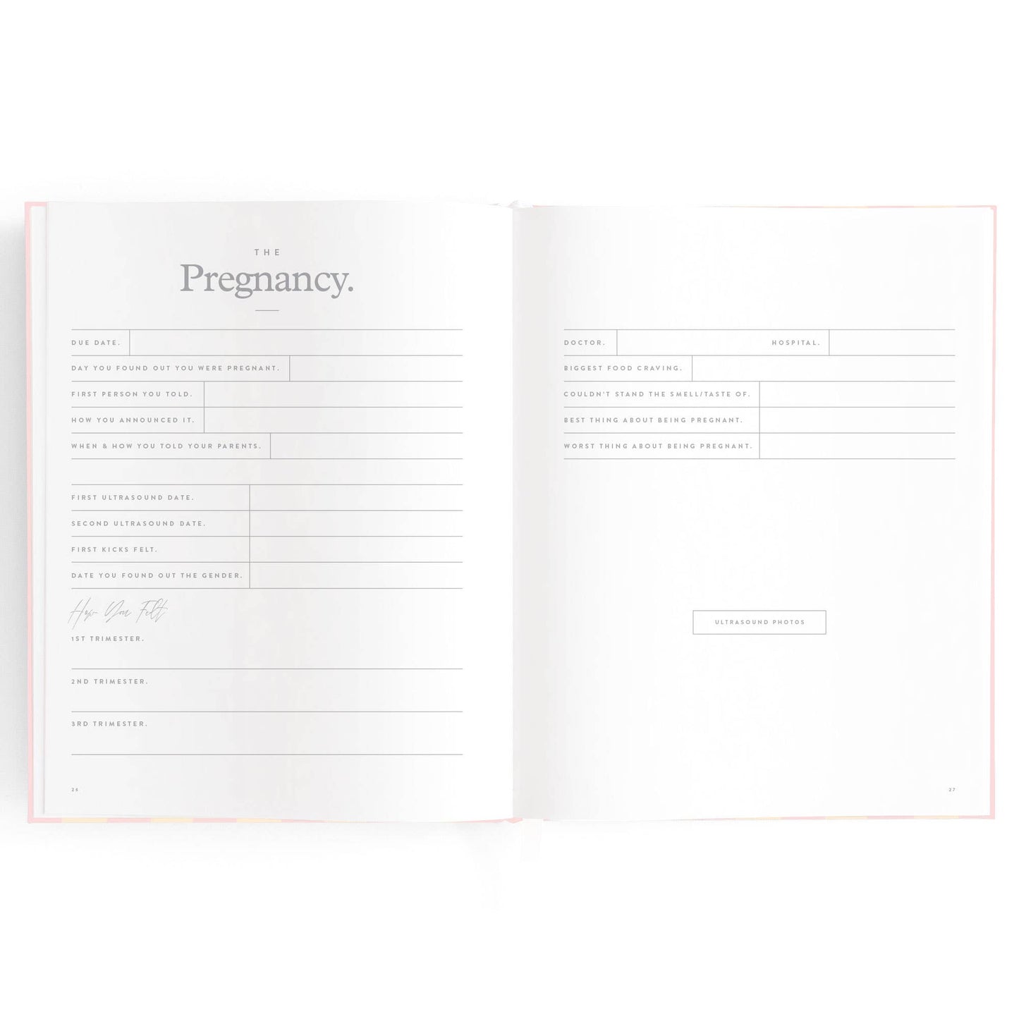 Fox & Fallow - Baby Book Petal Stripe