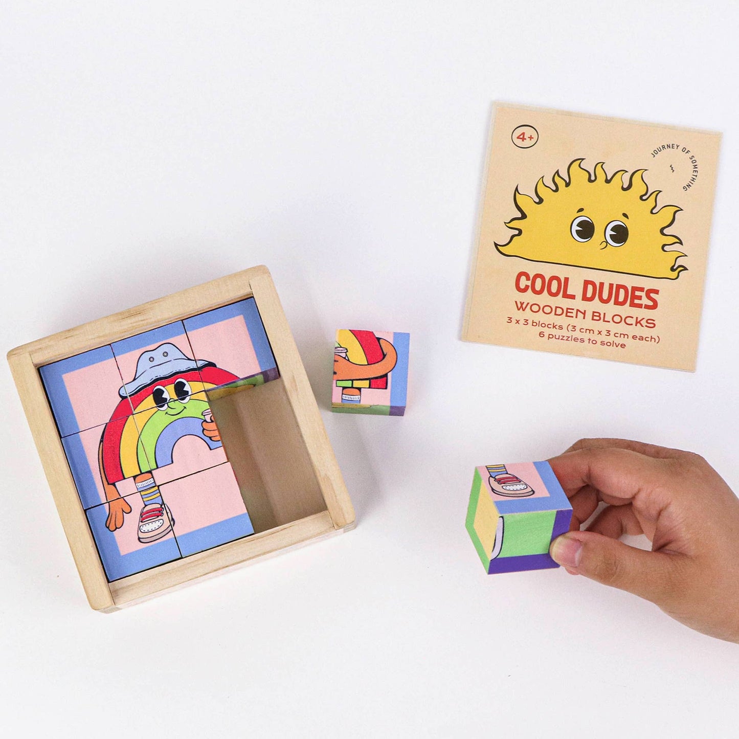 Journey Of Something AU & EU - Cool Dudes Wooden Blocks