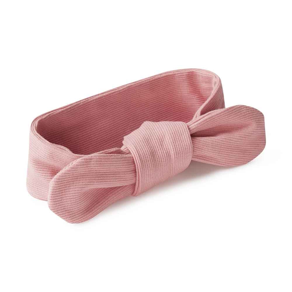 Snuggle Hunny - Rose Ribbed Organic Topknot