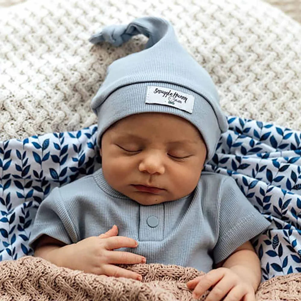 Snuggle Hunny - Zen Ribbed Organic Knotted Beanie