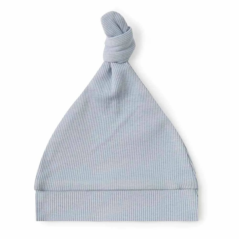 Snuggle Hunny - Zen Ribbed Organic Knotted Beanie