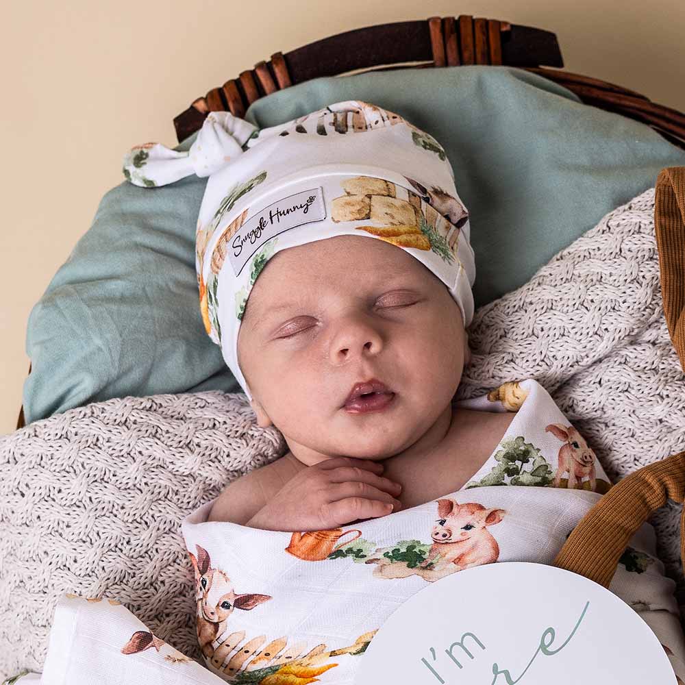 Snuggle Hunny - Farm Organic Knotted Beanie
