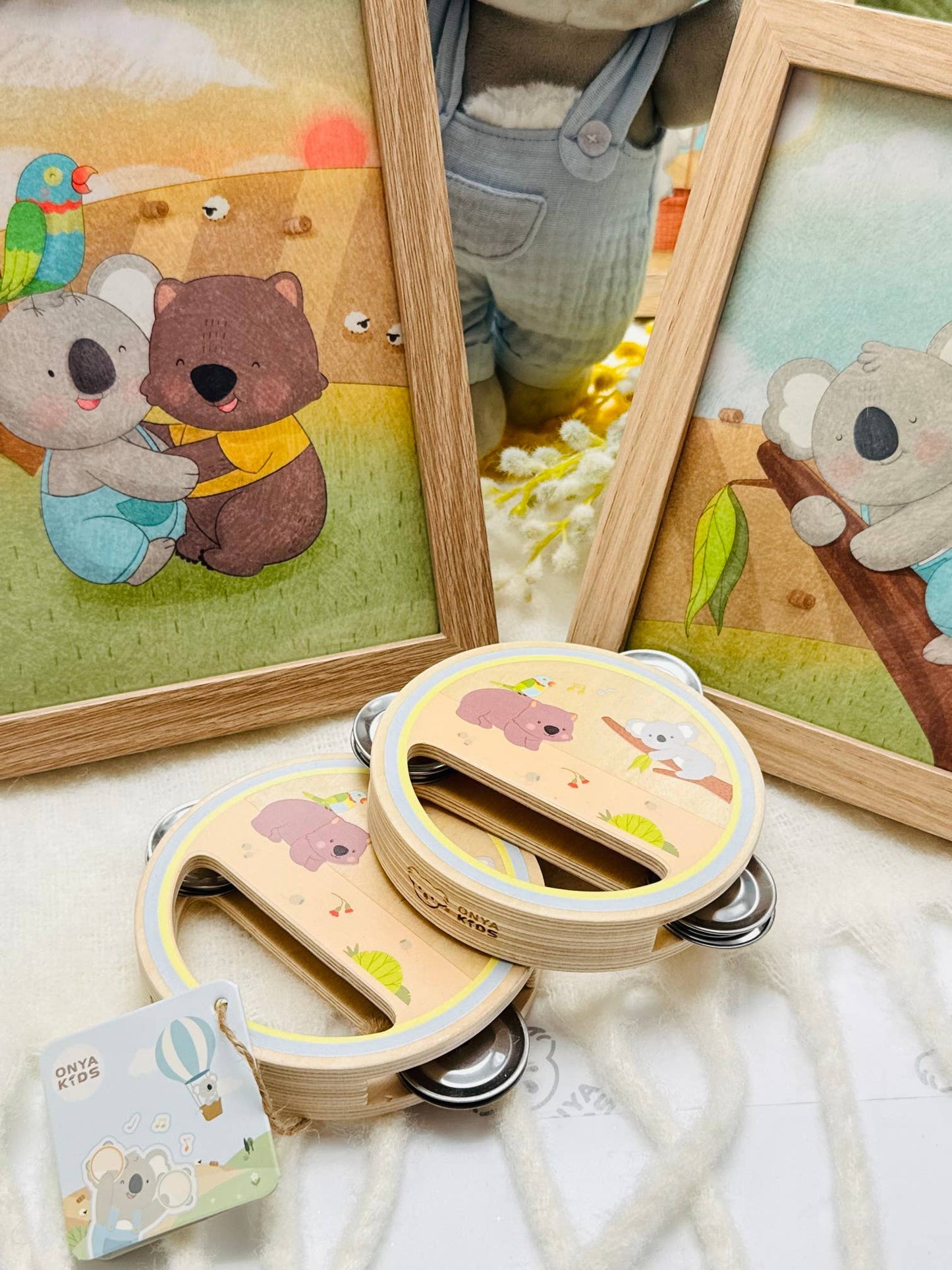 ToysLink - KoKo's Music Adventure Wooden Tambourines