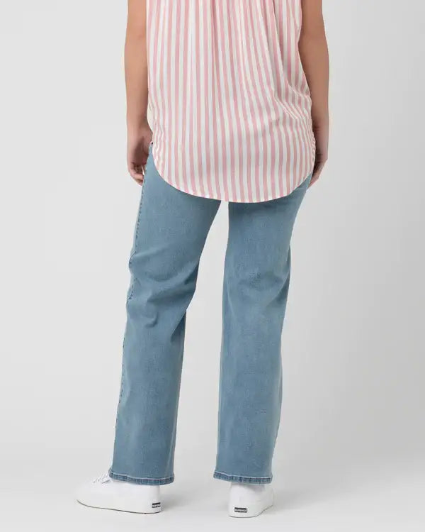 Ripe Maternity - Kyle Wide Leg Jean Light Blue
