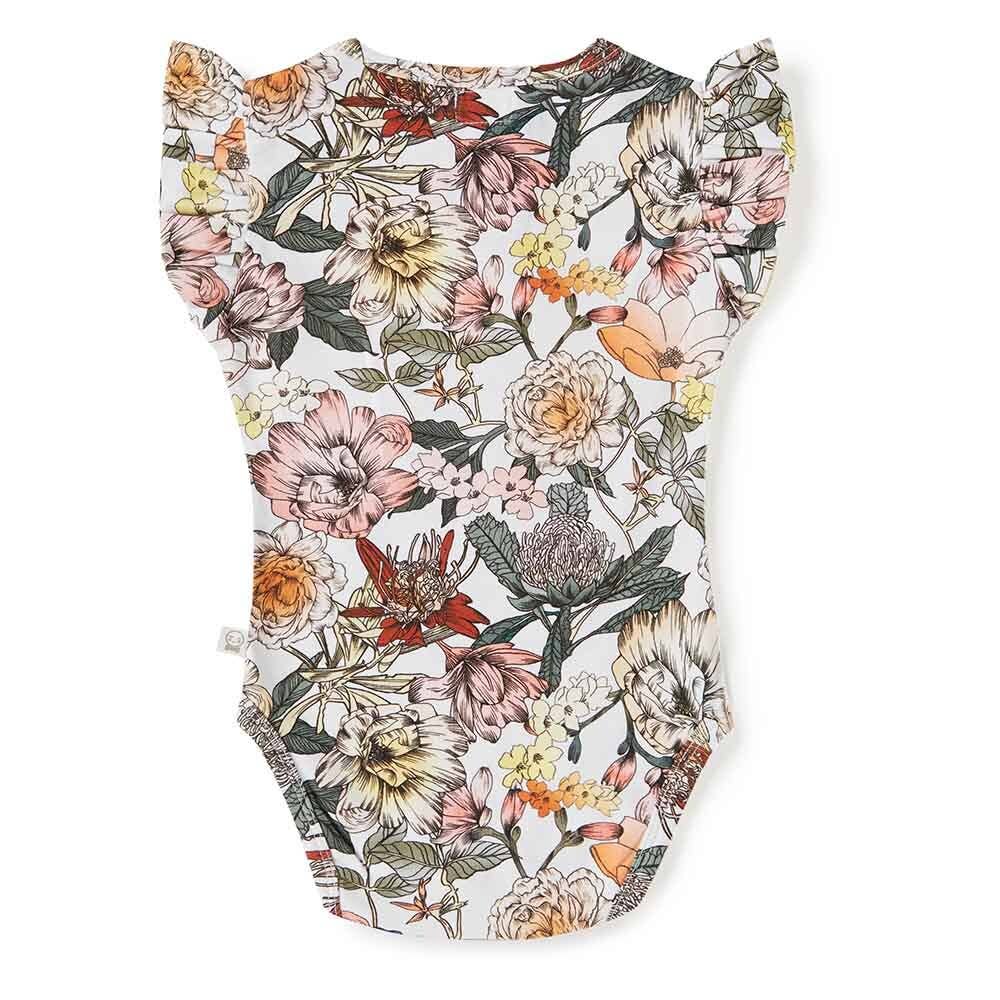 Snuggle Hunny - Australiana Short Sleeve Organic Bodysuit
