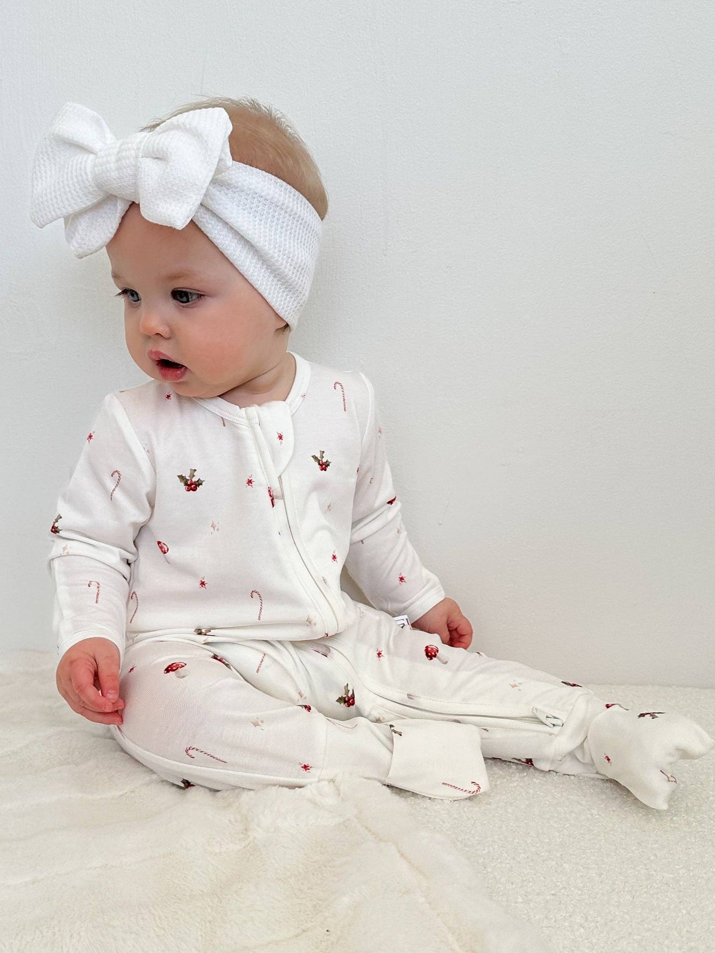 Elke & Indigo - Bamboo/Organic Cotton Growsuit - Christmas Woodland