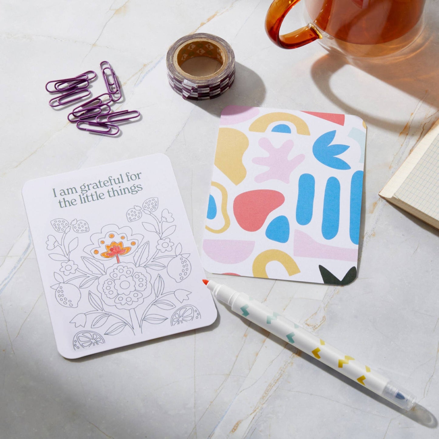 Journey Of Something AU & EU - Colour Your Own Affirmation Cards
